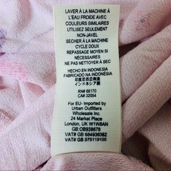 🔥FREE PEOPLE🔥Lana Off The Shoulder Floral Tunic Top Pink/Purple NWT - Picture 10 of 11